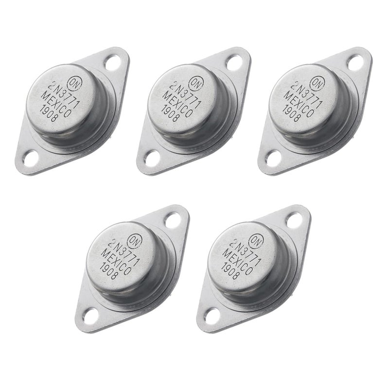 Bridgold 5pcs 2N3771 2N 3771 High Power NPN Silicon Power Transistors 40V 30A,to-3. - Image 1